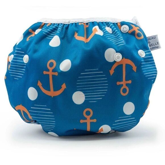 Beau & Belle Swim Pants Anchors 0-36 Months - Picture 2 of 8